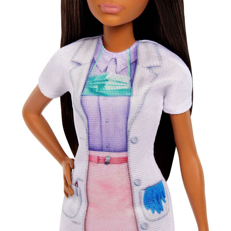 slide 4 of 6, Barbie Dentist Brunette 11" Fashion Doll, 1 Kid Doll, Medical Doctor Furniture & Accessories, 1 ct