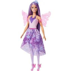 Barbie Doll Fantasy Fashion Pack with Accessories Including Mermaid Tail, Fairy Wings, & Necklaces
