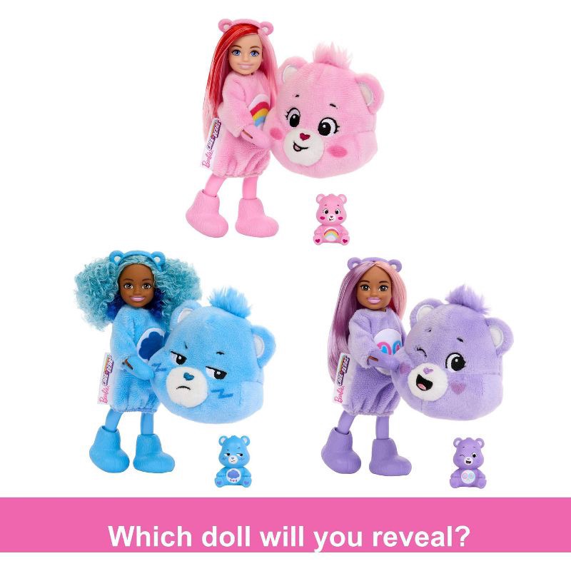 slide 3 of 6, Barbie 6.5" Cutie Reveal Chelsea Small Doll & Accessories Pink Hair/Blue Eyes with 6 Surprises, 1 ct