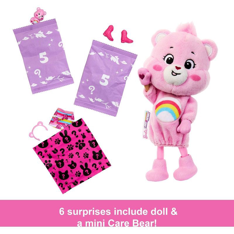 slide 4 of 6, Barbie 6.5" Cutie Reveal Chelsea Small Doll & Accessories Pink Hair/Blue Eyes with 6 Surprises, 1 ct