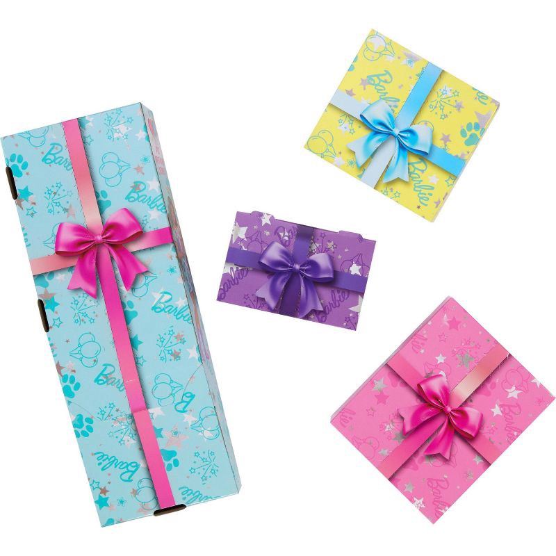 slide 3 of 5, Barbie Party Unboxed Pet Birthday Series Doll and Accessories Party Stars Set with 10 Surprises, 1 ct