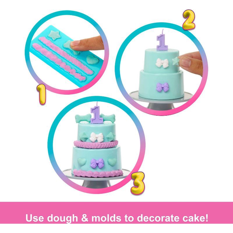 slide 4 of 5, Barbie Party Unboxed Pet Birthday Series Doll and Accessories Party Stars Set with 10 Surprises, 1 ct