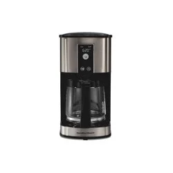 Hamilton Beach 12Cup Programmable Hot & Iced Coffee Maker 49620: Electric Drip Machine, 950W, Dishwasher-Safe Parts