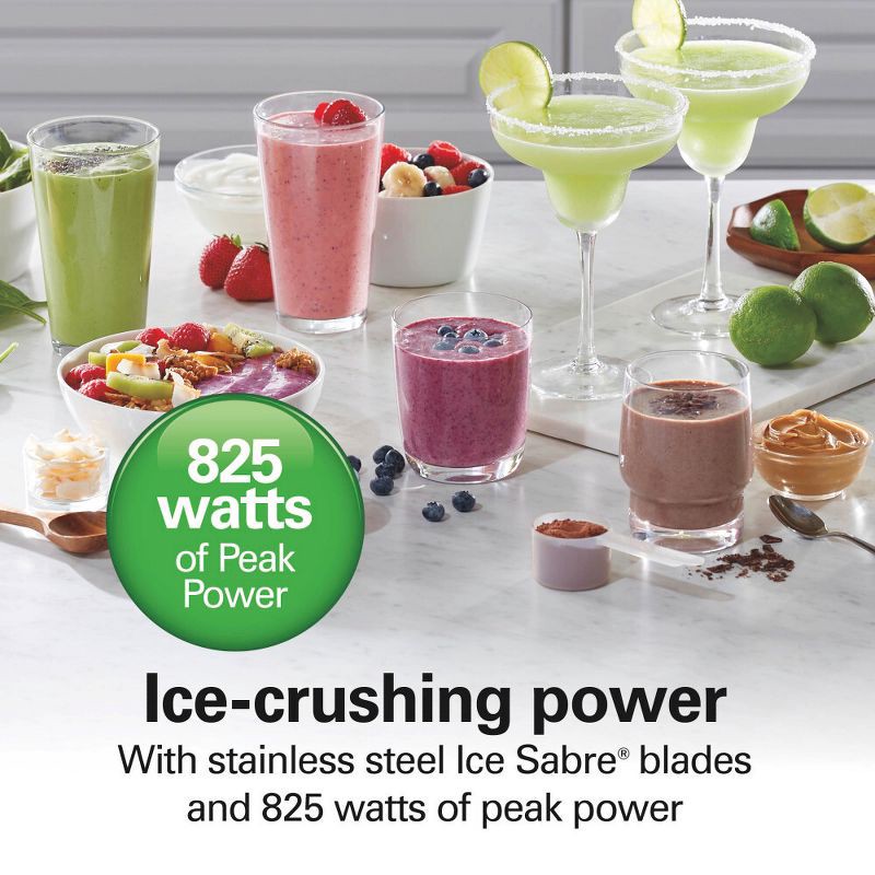slide 2 of 7, Hamilton Beach Wave Action Blender 48oz Red 53519FG: 700W Glass Jar, 6 Speeds, Dishwasher-Safe, Smoothie & Kitchen Blender, 48 oz