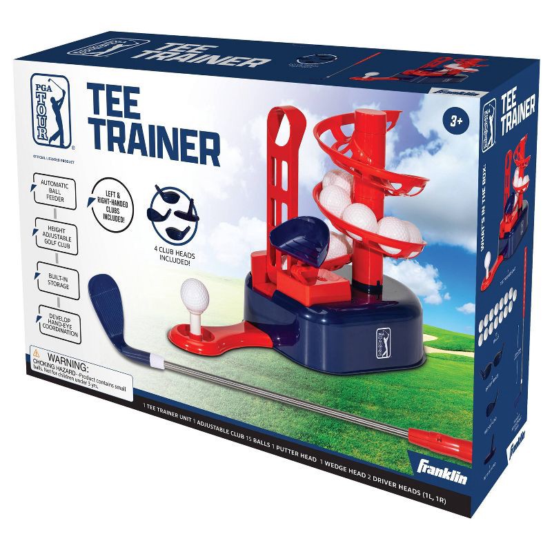 slide 12 of 13, Franklin Sports PGA Kids' Tee Trainer: Toy Golf Set for Ages 3 and Up, 1 ct