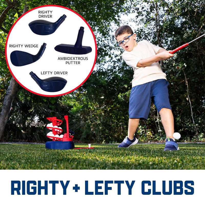 slide 7 of 13, Franklin Sports PGA Kids' Tee Trainer: Toy Golf Set for Ages 3 and Up, 1 ct