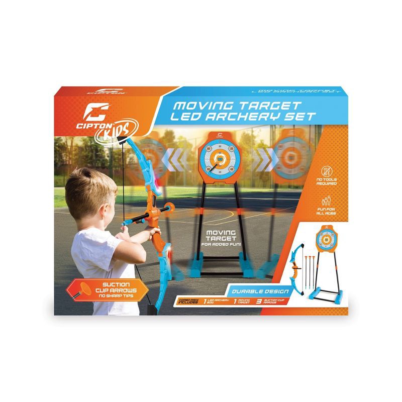 slide 4 of 6, Cipton Moving Archery Toy Fitness Set - 16pc: Toy Sports Set for Ages 5+, 16 ct