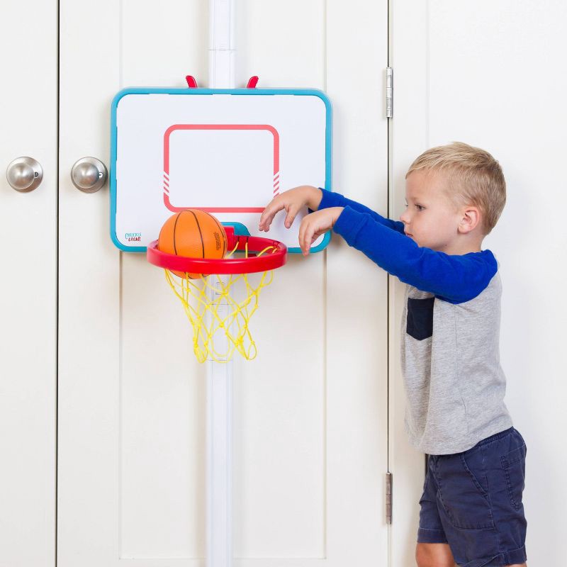 slide 4 of 7, Chuckle & Roar Grow-with-You Toy Basketball Set, 1 ct