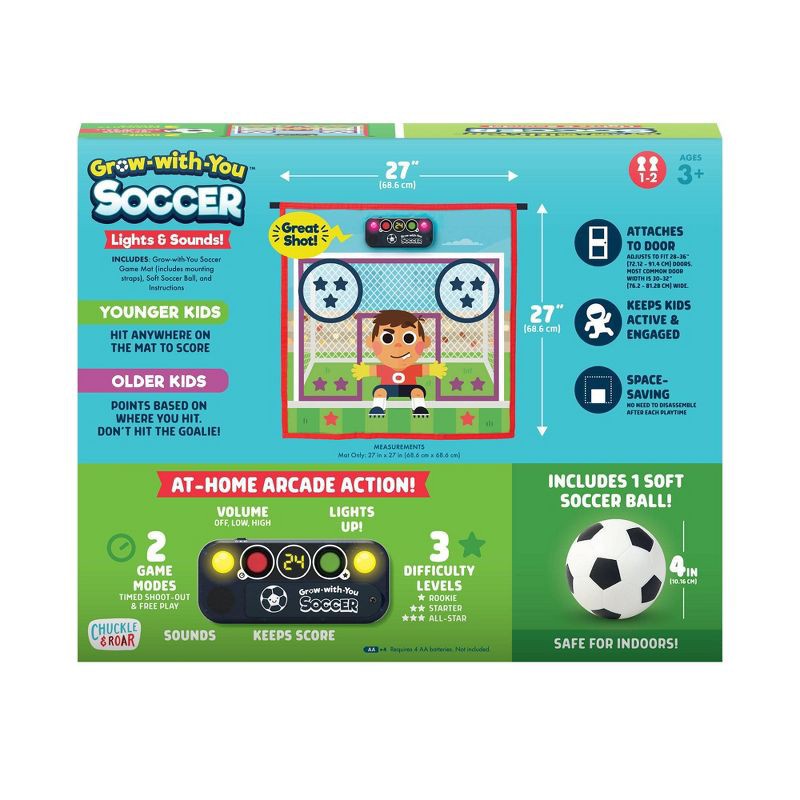 slide 5 of 5, Chuckle & Roar Grow-with-You Soccer, 1 ct