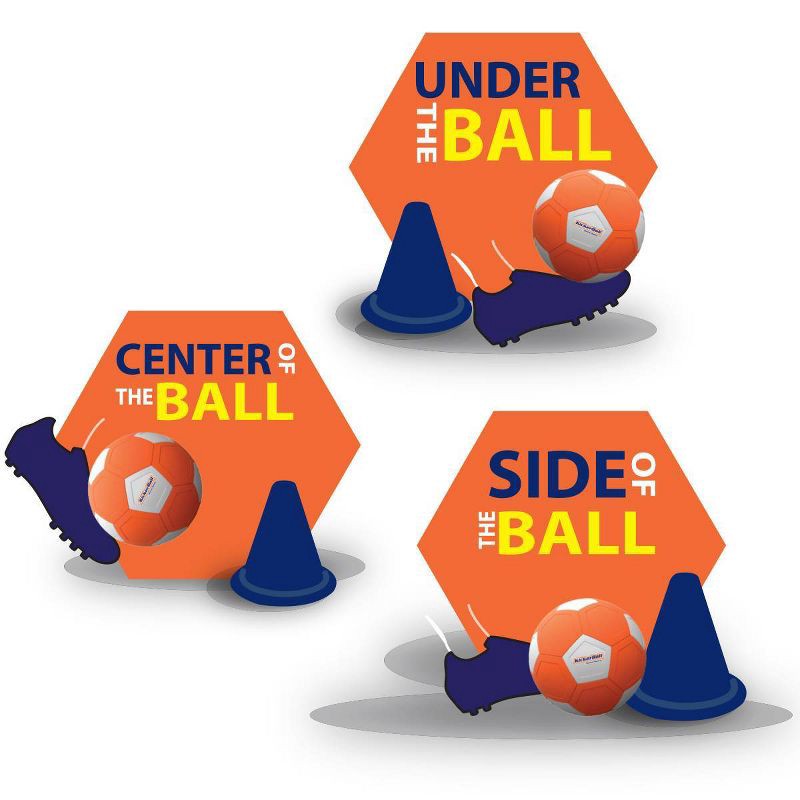slide 3 of 7, Swerve Sports KickerBall by Swerve Ball Size 4 - Orange: EVA Shell, Latex Fill, Ages 6+, 1 ct