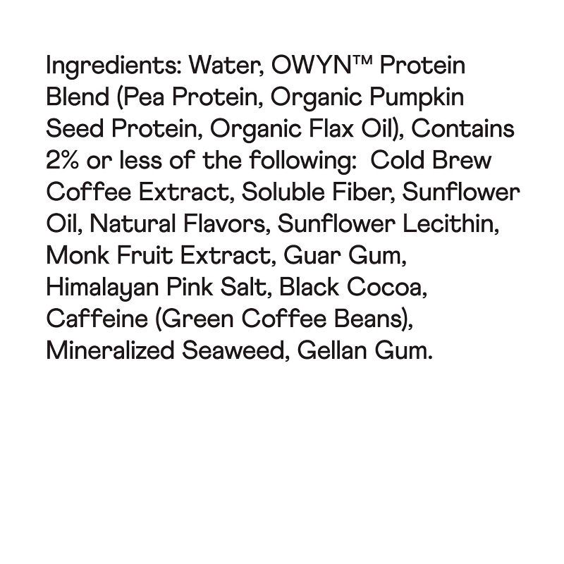 slide 8 of 9, OWYN Double Shot Coffee Caramel Macchiato Caffeinated Protein Shake - 44.6 fl oz/4pk, 44.6 fl oz, 4 ct