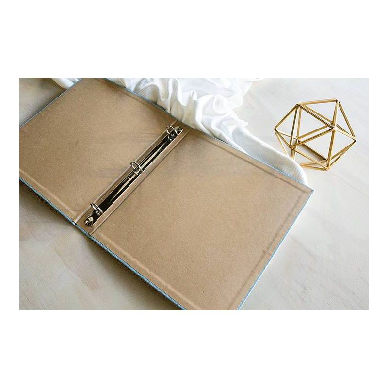 slide 2 of 4, Denik 1" Embroidered 3 Ring Binder Daisy Chain, 1 ct