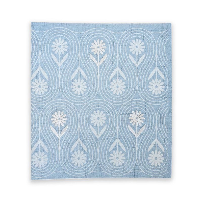 slide 1 of 4, Denik 1" Embroidered 3 Ring Binder Daisy Chain, 1 ct