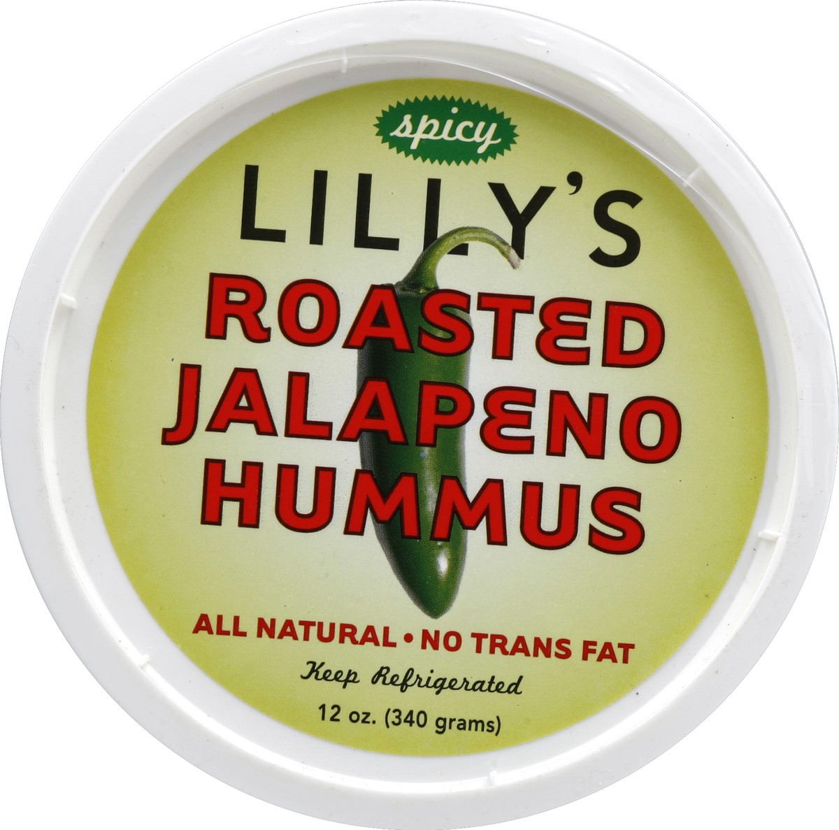 slide 3 of 3, Lilly's Hummus 12 oz, 12 oz