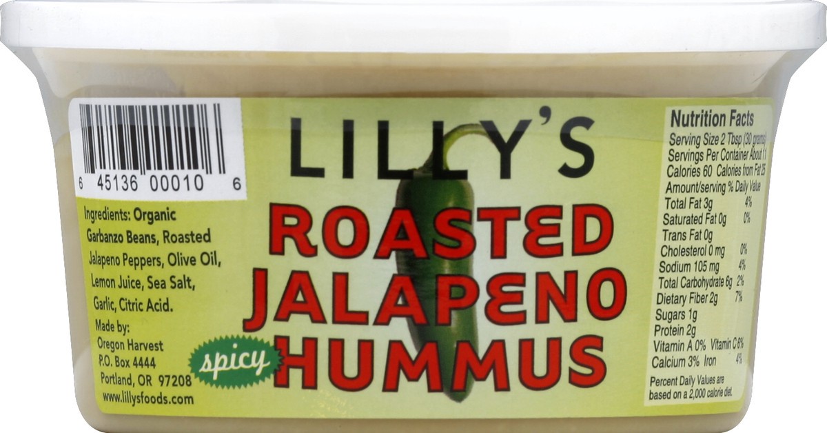 slide 2 of 3, Lilly's Hummus 12 oz, 12 oz