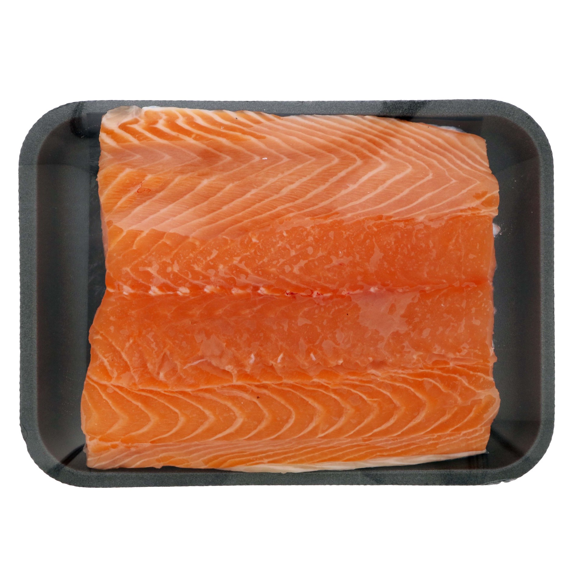 slide 1 of 1, H-E-B Organics E.U. Certified Organic Fresh Atlantic Center Cut Salmon, per lb