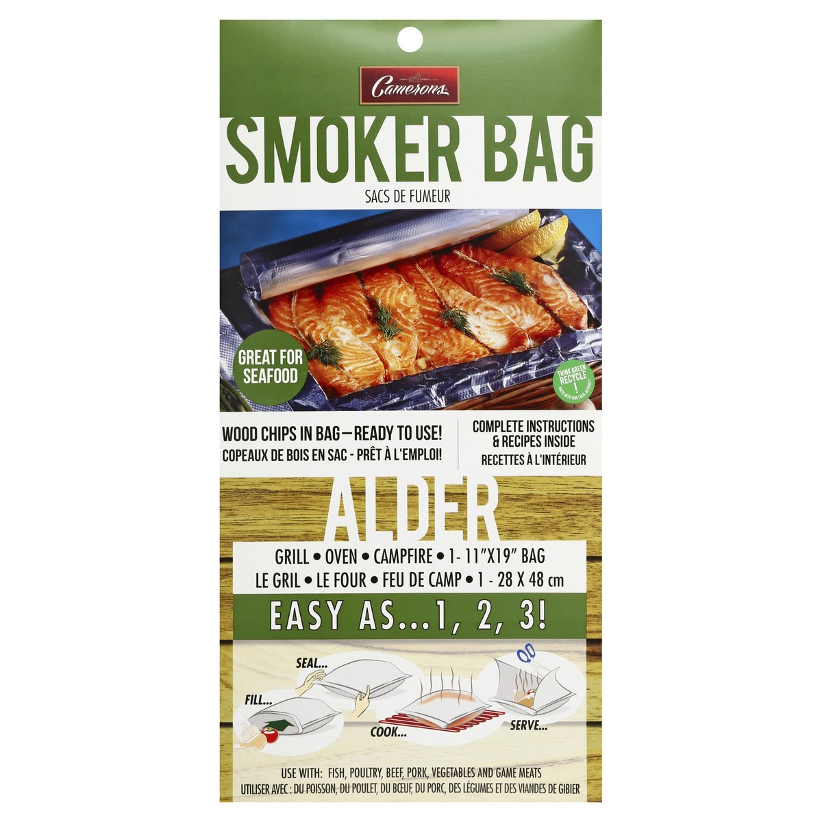 slide 2 of 3, Cameron's Smoker Bag 1 ea, 1 ct