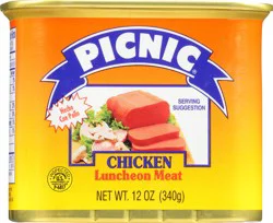 Picnic Chicken Luncheon Meat 12 oz Pull-Top Can