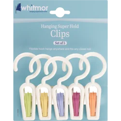 Whitmor Hanging Super Hold Clips In Multicolour