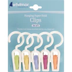 Whitmor Hanging Super Hold Clips In Multicolour