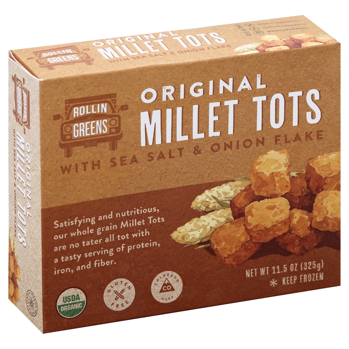 slide 5 of 5, Rollingreens Millet Tots 11.5 oz, 11.5 oz