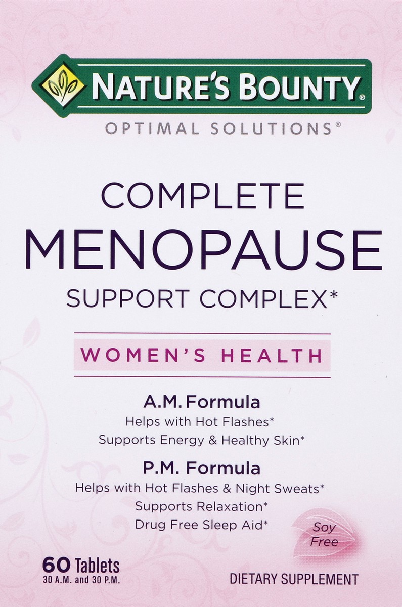 slide 1 of 10, Nature's Bounty Menopause Support Complex 60 ea, 60 ct