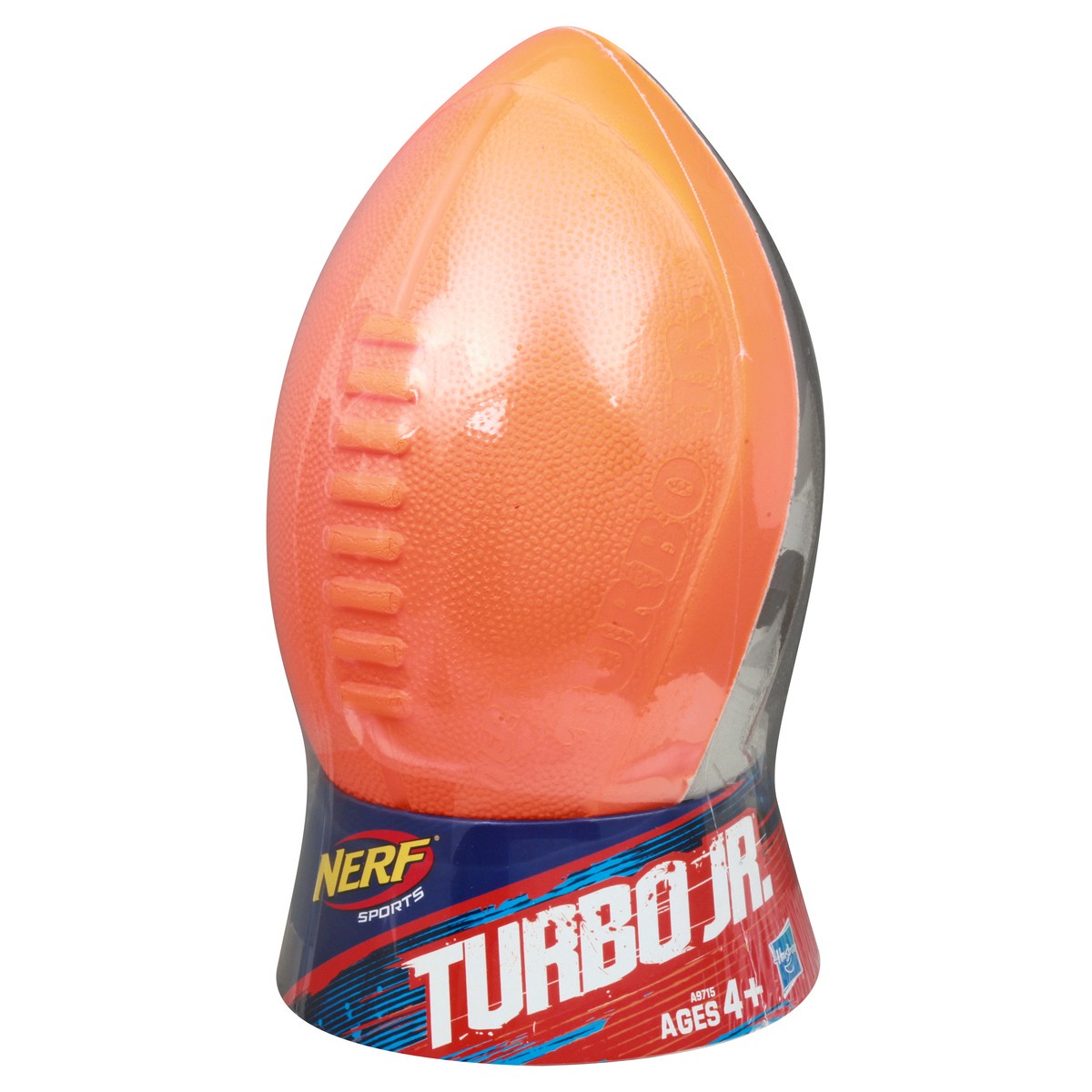 slide 1 of 9, Nerf Sports Turbo Junior Toy Football, 1 ct