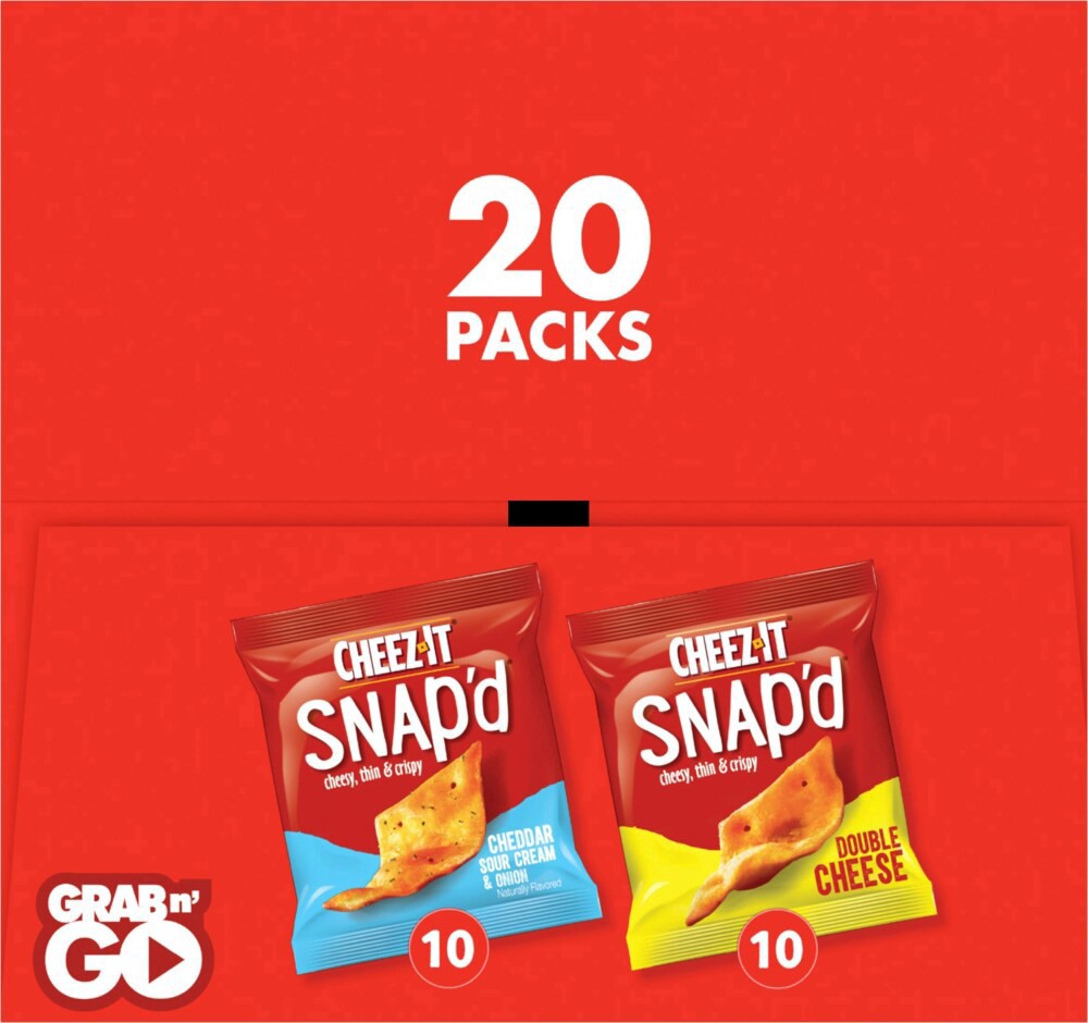 slide 6 of 6, Cheez-It Caddies Crackers 2 Flavors 15oz, 20 ct