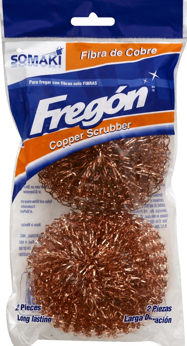 slide 3 of 3, Fregon Heavy Duty Copper Scrubber 2 ea, 2 ct