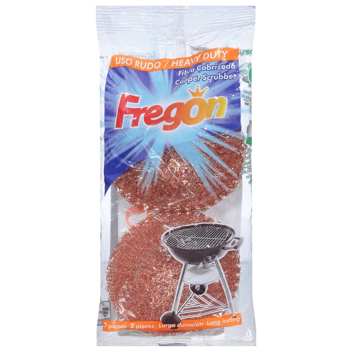 slide 1 of 3, Fregon Heavy Duty Copper Scrubber 2 ea, 2 ct