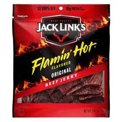 Jack Link's Beef Jerky, Flamin' Hot Flavored, Original