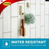 slide 11 of 21, 3M Command Bath Large Satin Brass Hook 1 ct., 1 ct