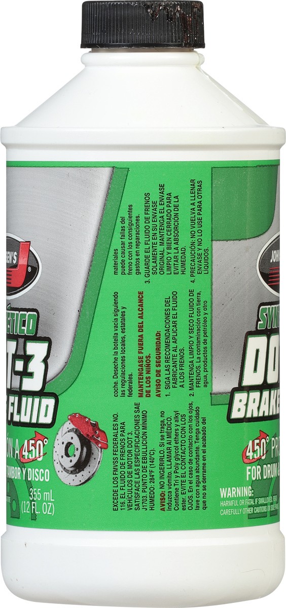 slide 7 of 9, Johnsen's Synthetic Dot-3 Brake Fluid 12 fl oz, 12 fl oz
