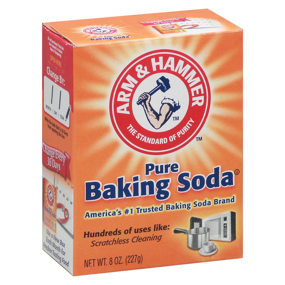 slide 5 of 9, ARM & HAMMER™ Baking Soda, 8 oz. Box, 8 oz