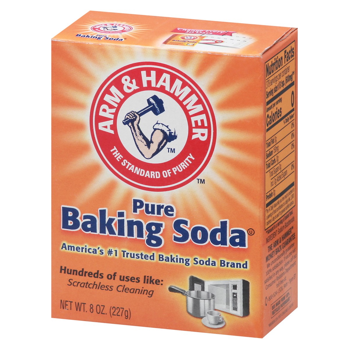 slide 9 of 9, ARM & HAMMER™ Baking Soda, 8 oz. Box, 8 oz