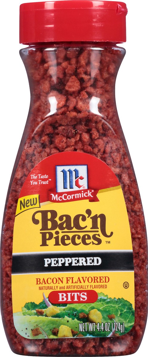 slide 6 of 10, McCormick Imitation Peppered Bacon Bits, 4.4 oz, 4.4 oz