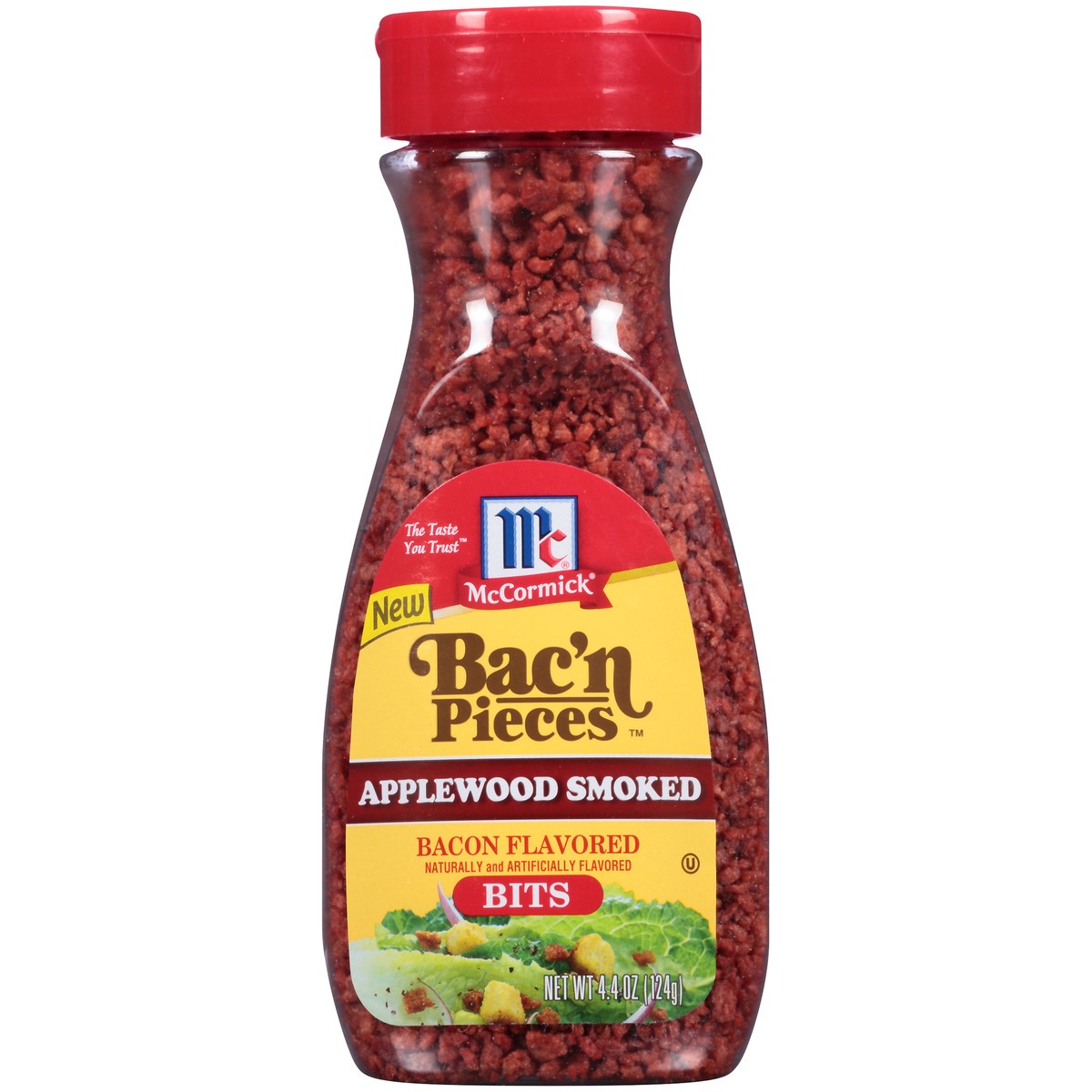 slide 1 of 10, McCormick Imitation Peppered Bacon Bits, 4.4 oz, 4.4 oz