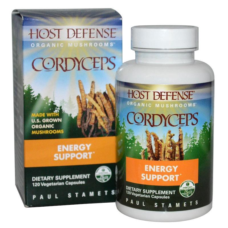 slide 1 of 1, Host Defense Cordyceps Mushrooms, Energy Support, 120 ct