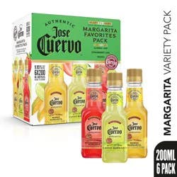 Jose Cuervo Authentic Margarita Favorites Pack Ready To Drink Prepared Cocktails