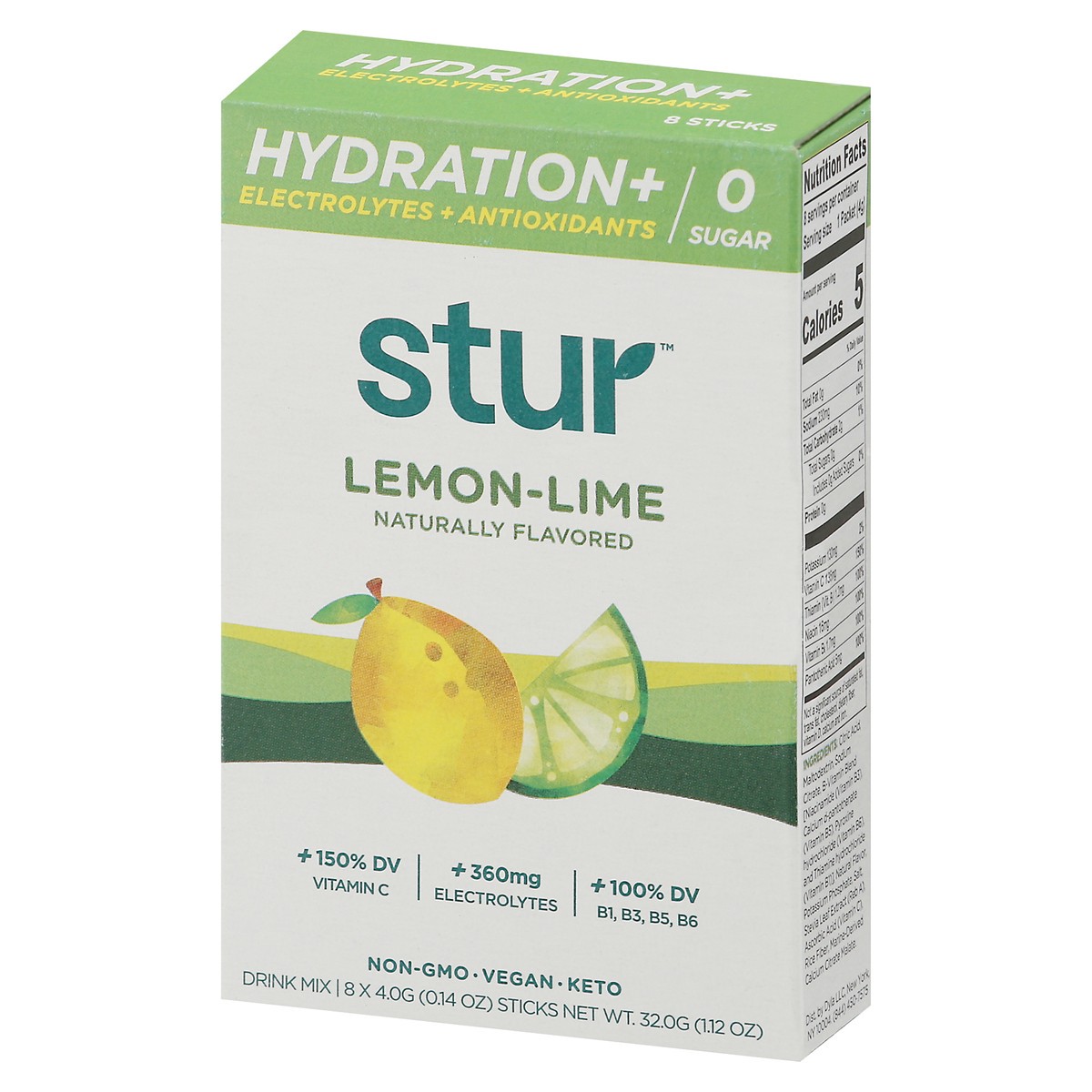 slide 5 of 9, Stur Hydration Lemon Lime - 8 ct, 8 ct