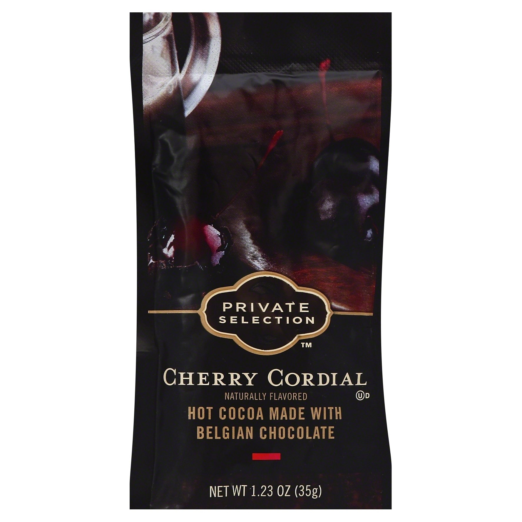 slide 1 of 1, Private Selection Cherry Cordial Hot Cocoa, 1.23 oz