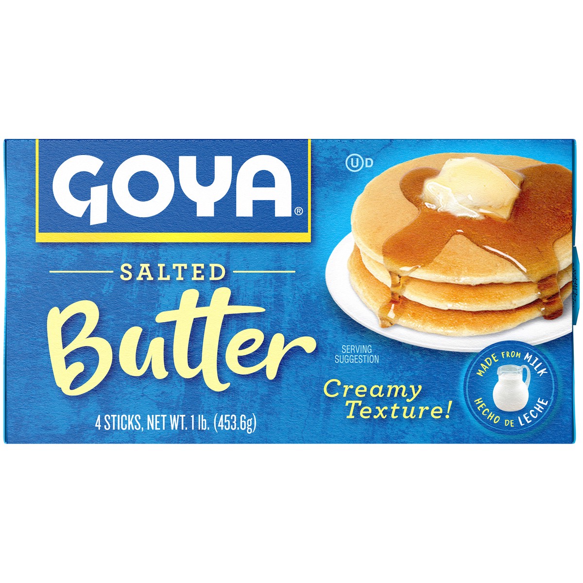 slide 5 of 9, GOYA Salted Butter Sticks, 1 LB Pack, 4 ct