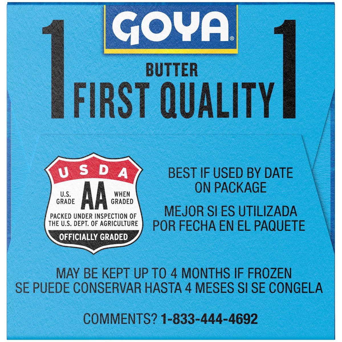 slide 7 of 9, GOYA Salted Butter Sticks, 1 LB Pack, 4 ct