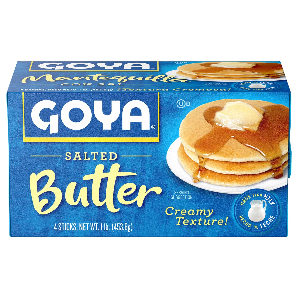 slide 1 of 9, GOYA Salted Butter Sticks, 1 LB Pack, 4 ct