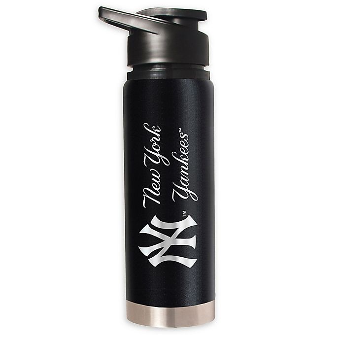 slide 1 of 1, MLB New York Yankees Powder Coated STEALTH Water Bottle, 20 oz