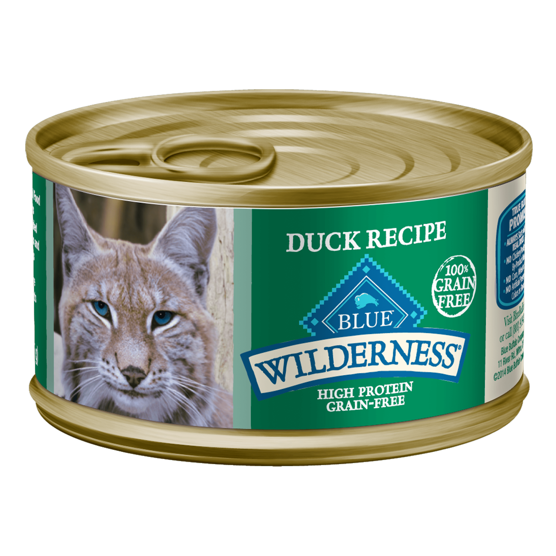 slide 1 of 1, Blue Buffalo Wilderness Duck Canned Cat Food, 3 oz