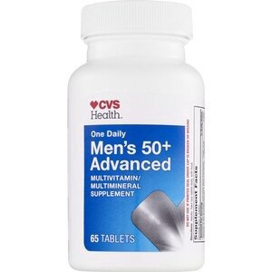 slide 1 of 1, CVS Health Men 50+ Advanced Multivitamin Tablets, 65 Ct, 1 ct