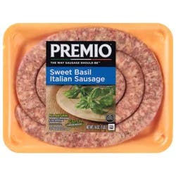 Premio Sweet Basil Italian Sausage 16 oz