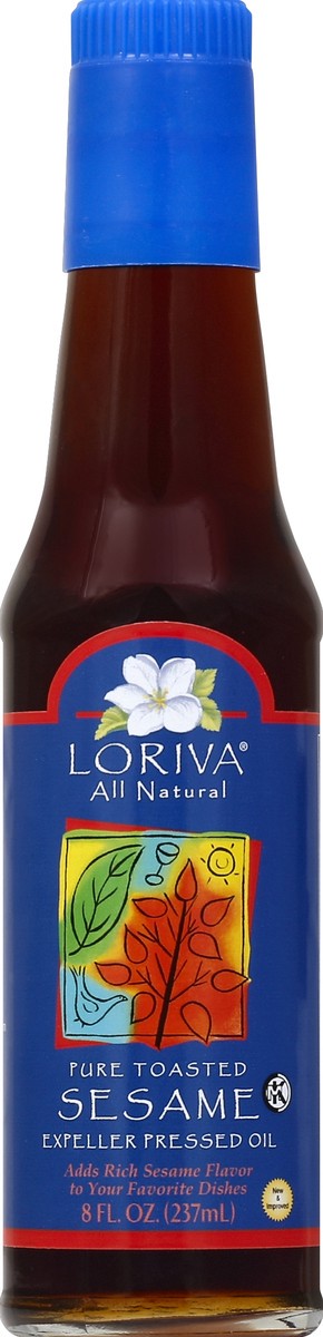 slide 2 of 2, Loriva Cold Pressed Toasted Sesame Oil, 8 fl oz