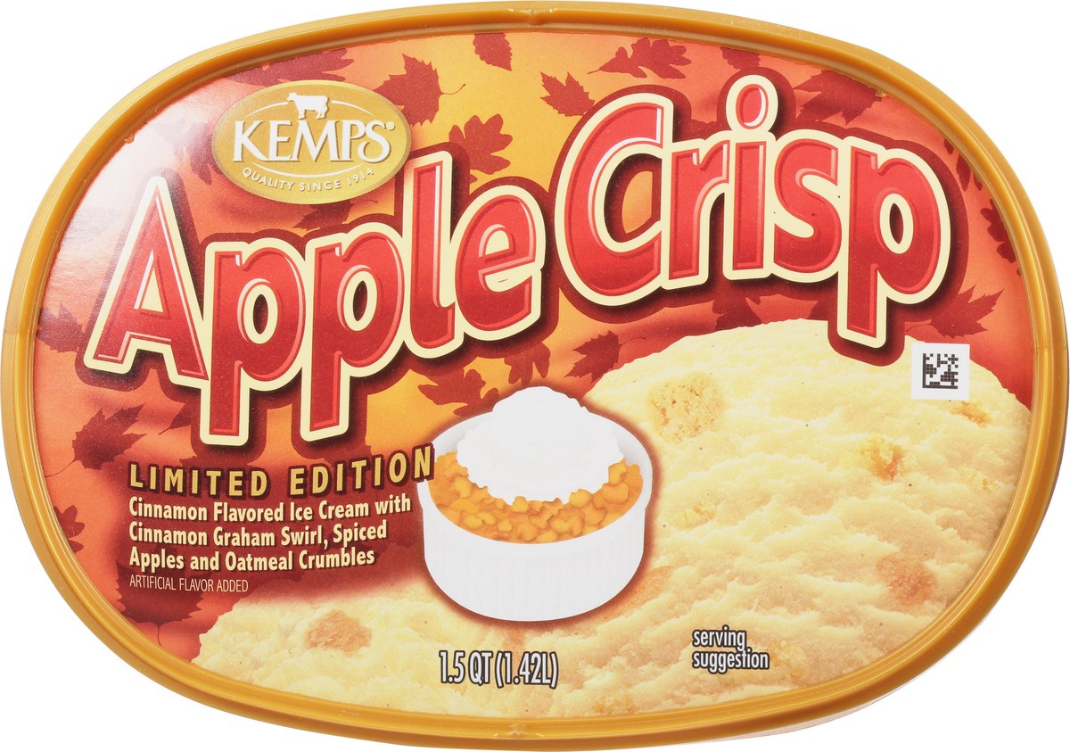 slide 5 of 13, Kemps Apple Crisp Lim Edtn Ice Cream, 1.5 qt